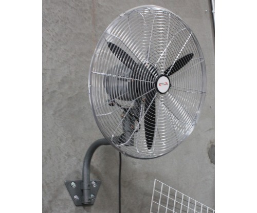 20" Metal Wall Oscillation Fan 220V 3 Speed Air Flow Circulate Wall Mount Fan 